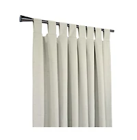 Thermaplus Ventura Blackout Window Treatment Tab Top Curtain Panel for Bedroom Livingroom 52" x 95" Natural