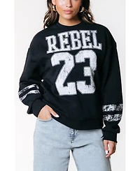 Colourful Rebel Women's 23 Dropped Shoulder Sweat