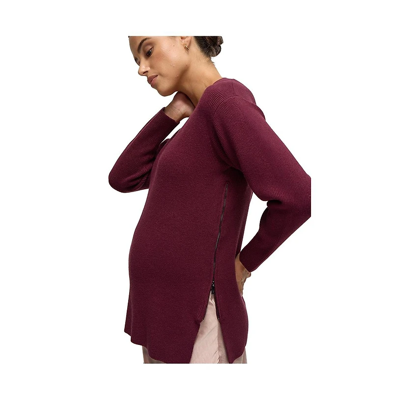 Ingrid + Isabel Side Zip Nursing Sweater
