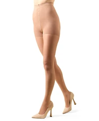 MeMoi Women's Cotton On Top Crystal Sheer 12 Denier Pantyhose