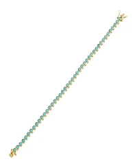 By Adina Eden Colored Bezel Tennis Bracelet