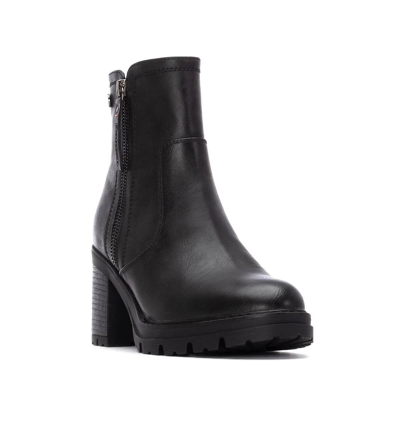 Xti Women's Refresh Collection Block Heel, Casual Booties