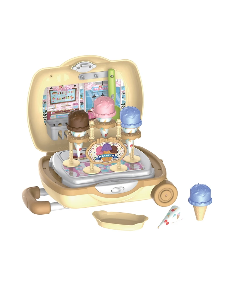 World Tech Toys Roll Ice Cream Kid's Luggage Playset