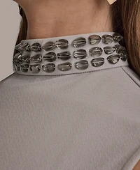 Donna Karan New York Women's Embellished Sleeveless Top