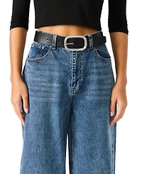 Steve Madden Reversible Embellished Belt