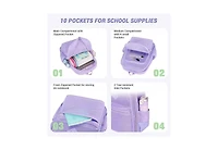 Batfox Mesh Backpack Heavy Duty, See Through School Backpack Transparent Bookbag for Swimming, Beach, Sports, Work, Travel