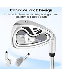 Sugift 7 Iron Single Golf Club for Men with Steel Shaft and Headcover