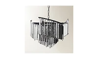 Z Gallerie Luxe Spiral Chandelier - Graphite