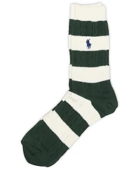 Polo Ralph Lauren Women's Rugby Cable-Knit Socks 793111