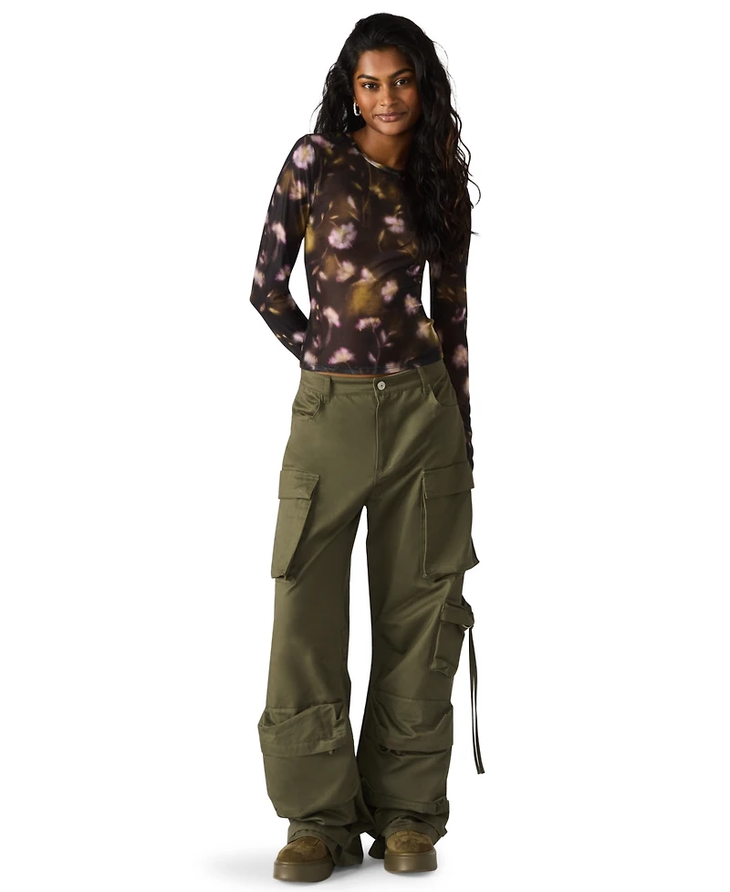 Steve Madden Women's Lilianna Long-Sleeve Top