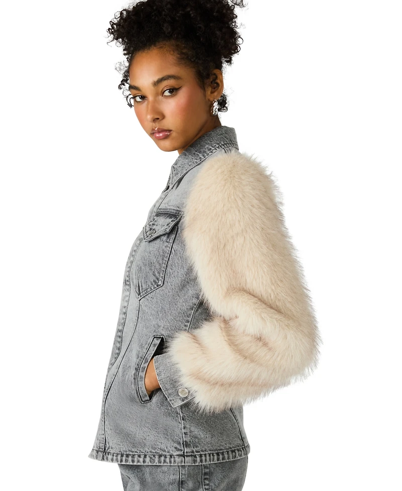 Steve Madden Women's Parker Collared Jacket