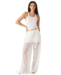 Steve Madden Women's Sedona Loose-Fit Mid-Rise Pants