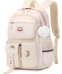 Batfox Girls Backpack 3 Pcs Set Multiple Pockets