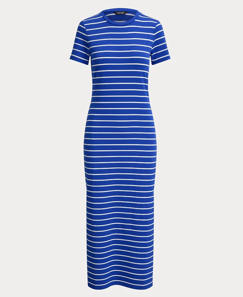 Lauren Ralph Women's Striped Short-Sleeve Dress