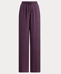 Lauren Ralph Women's Foulard Print Wide-Leg Pants