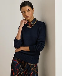 Lauren Ralph Lauren Women's Crewneck Shimmer Sweater