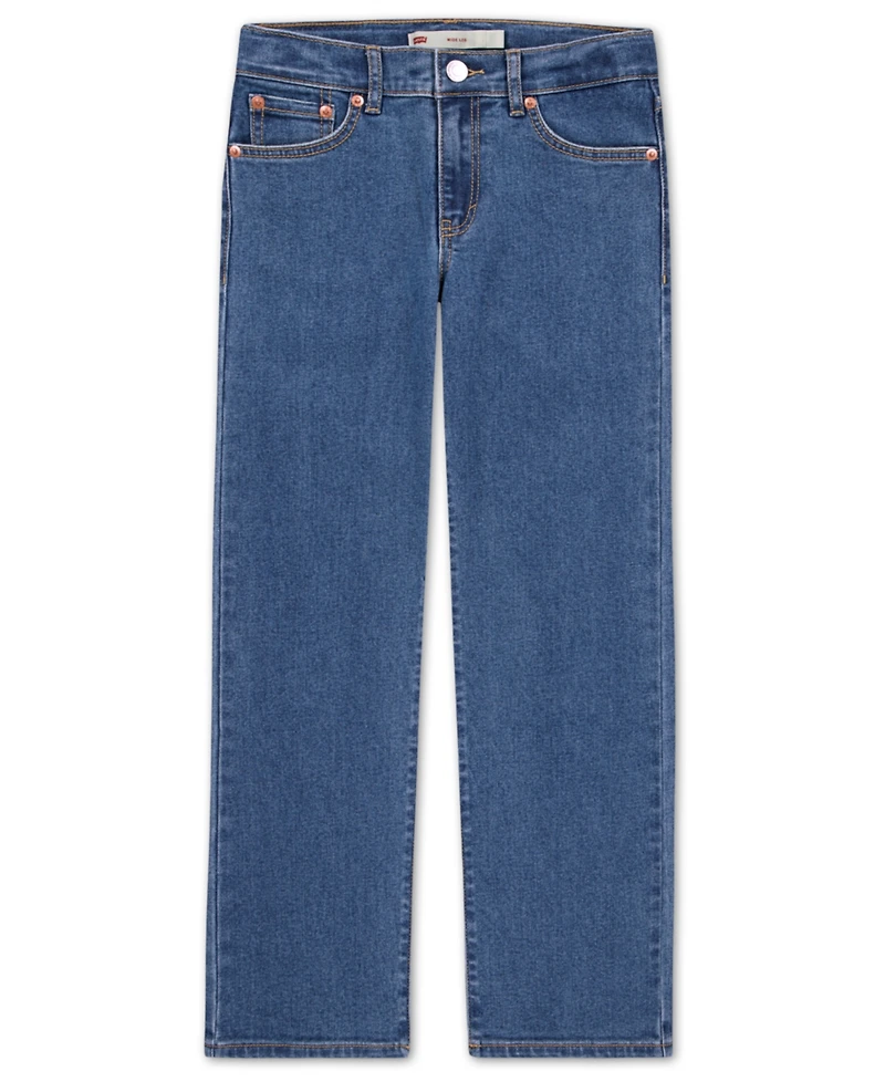 Levi's Big Girls Vintage-Like Mid Rise Wide Leg Jeans
