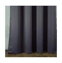 Olivia Gray Anchorage Blackout Single Grommet Curtain Panel Pair - 54x63