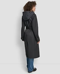 Dkny Women's Double Breasted Trench Coat