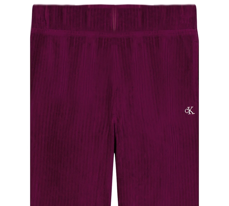 Calvin Klein Girls 7-16 Ribbed Pull-On Lounge Pants