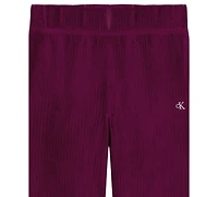 Calvin Klein Girls 7-16 Ribbed Pull-On Lounge Pants