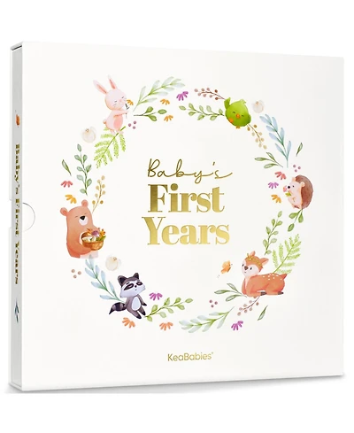 KeaBabies Baby Muse Memory Book Keepsake for Girl, Boy, First 5 Year Journal Milestone Book, 100 Beautiful Pages