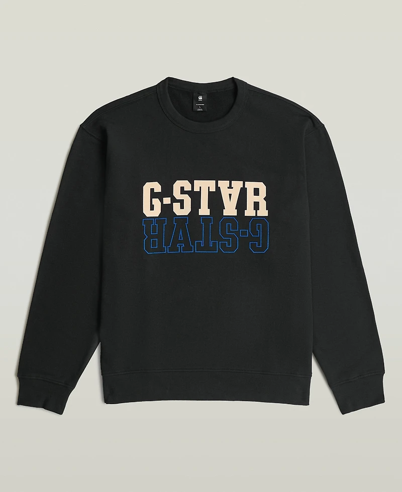 G-Star Raw Long-Sleeve Relaxed-Fit Logo Sweatshirt