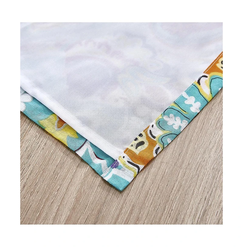 Greenland Home Fashions Barefoot Bungalow Nirvana Window Panel Pair - 42x84", Teal