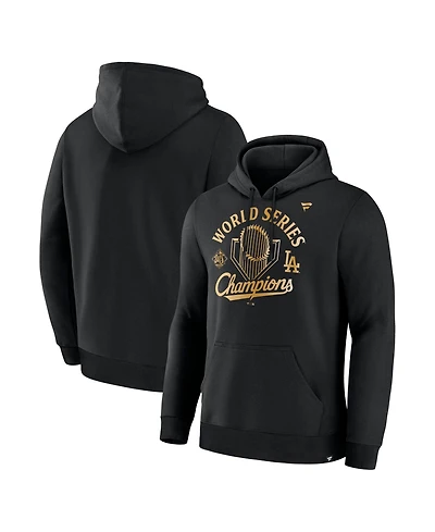Fanatics Men's Black Los Angeles Dodgers 2025 World Series Champions Parade Locker Room Hoodie