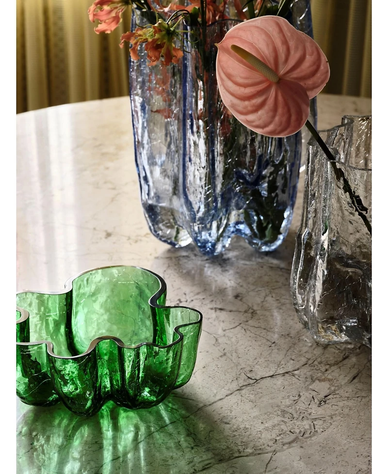 Kosta Boda Crackle Xl Circular Vase