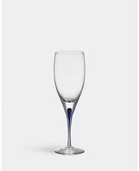 Orrefors Intermezzo Blue White Wine Glass