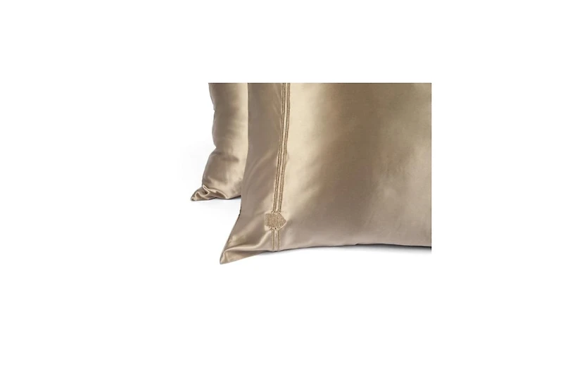 Mismatch 4-Pc. Full Sheet & Silk Pillowcase Set