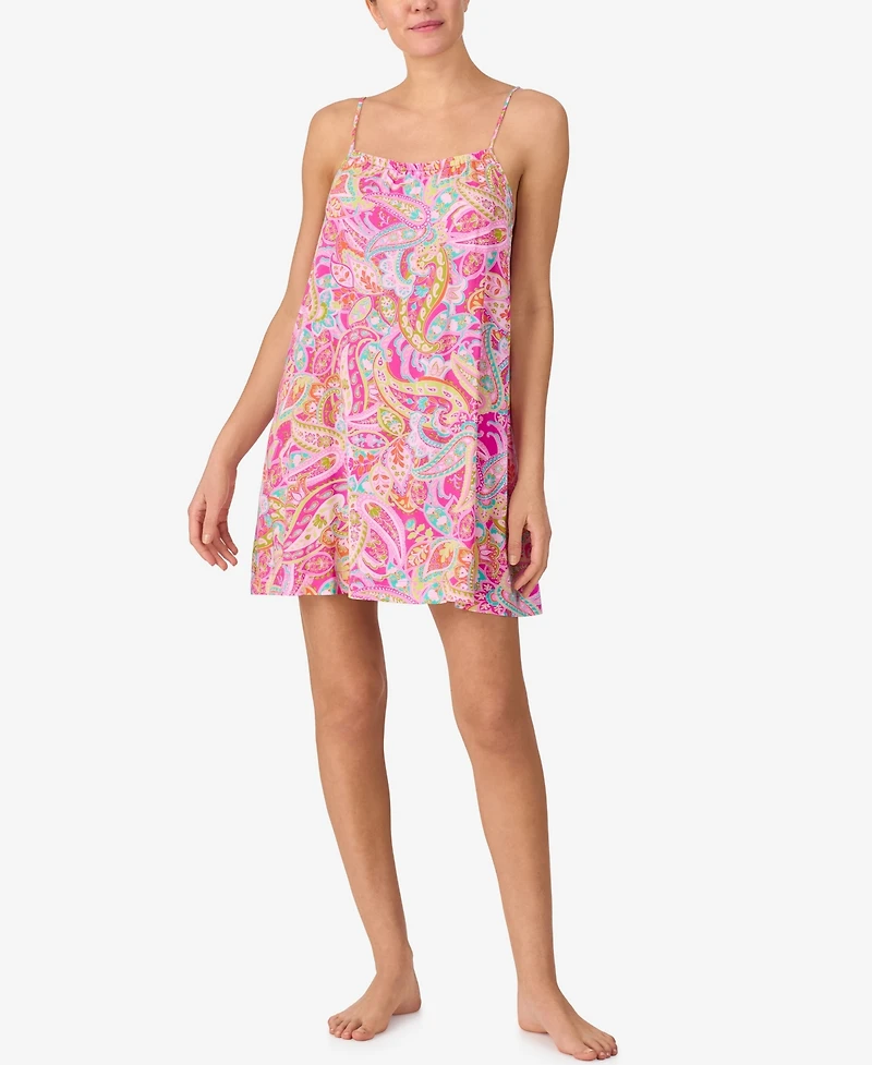 Sanctuary Women's Sleeveless Chemise Short Night Gown