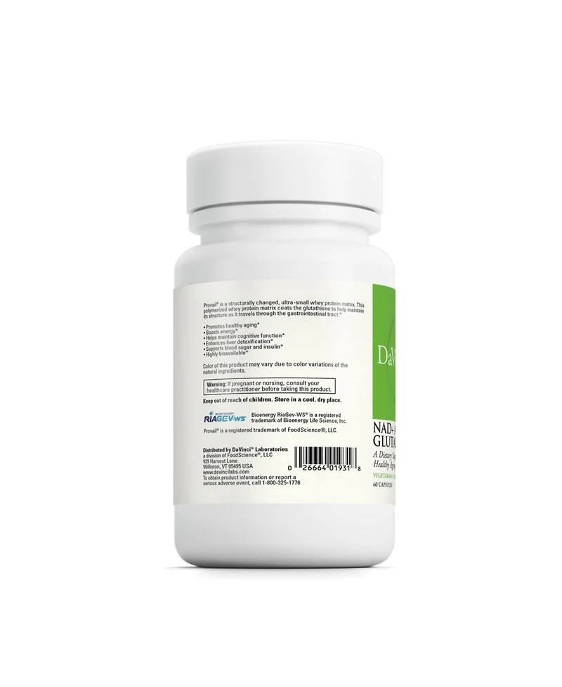 Davinci Labs nad activate with glutathione