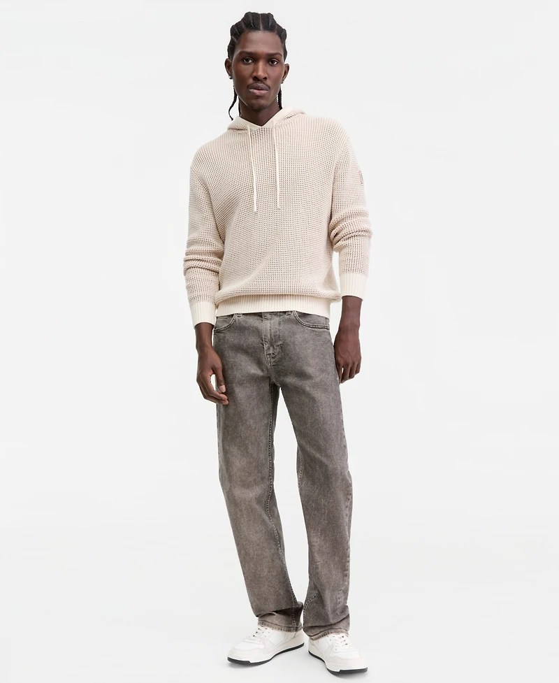 Guess Men's Waffle Hoodie Sweater