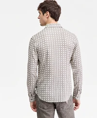Guess Men's Basket Weave Shirt