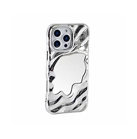 Auramma Silver Mirror iPhone 16 Pro Max Case