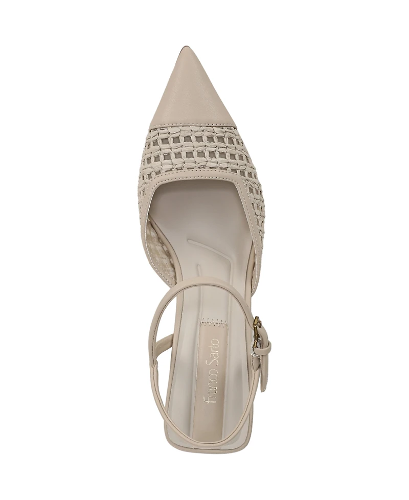 Franco Sarto Women's Cherie Pointed Toe Strappy Pumps