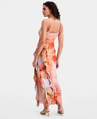 Bar Iii Women's Ruffled Sleeveless Dress, Macy's Exclusive