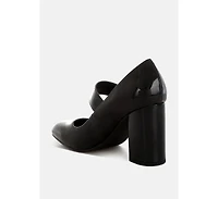 Primula Block Heel Mary Jane Sandals