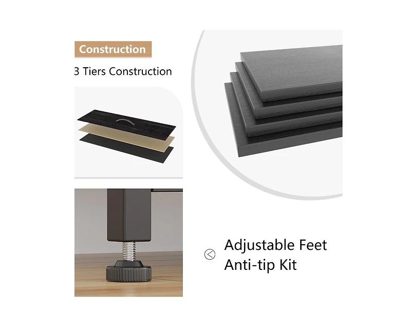 gaomon 10 drawer Tv cabinet