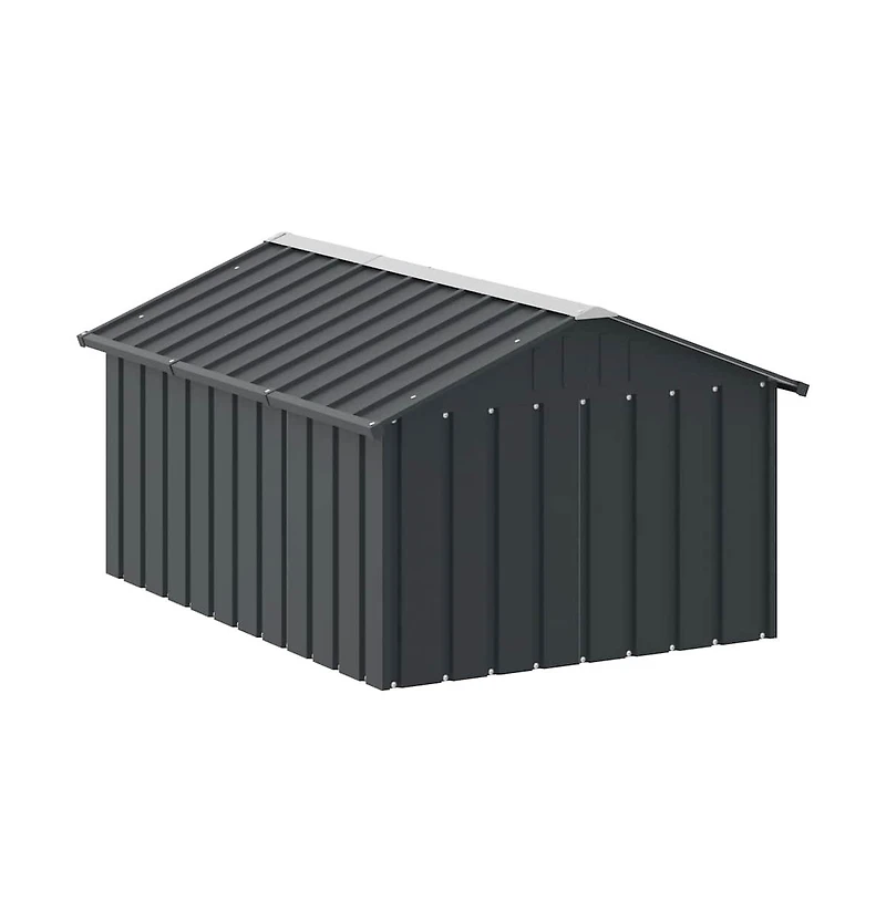 Dog House Anthracite 45.9"x60.2"x32.1" Galvanized Steel