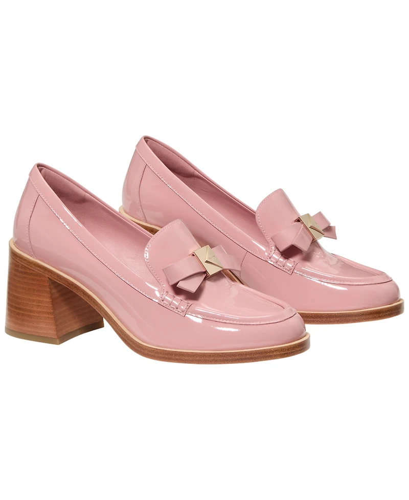 kate spade new york Women's Decorative Bow Block Heel Loafers