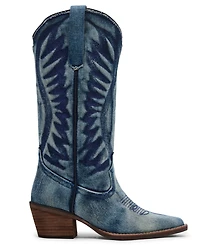 Steve Madden Women's Albany-d Western Cowboy Boots