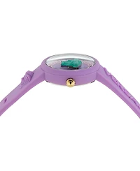Versace Kids Medusa Pop Purple Silicone Strap Watch, 32mm