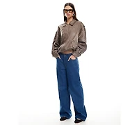 Lioness Women's Kenny Oxford Collared Bomber Jacket