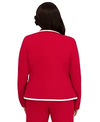 Kasper Women's Two-Button Long-Sleeve Jacket