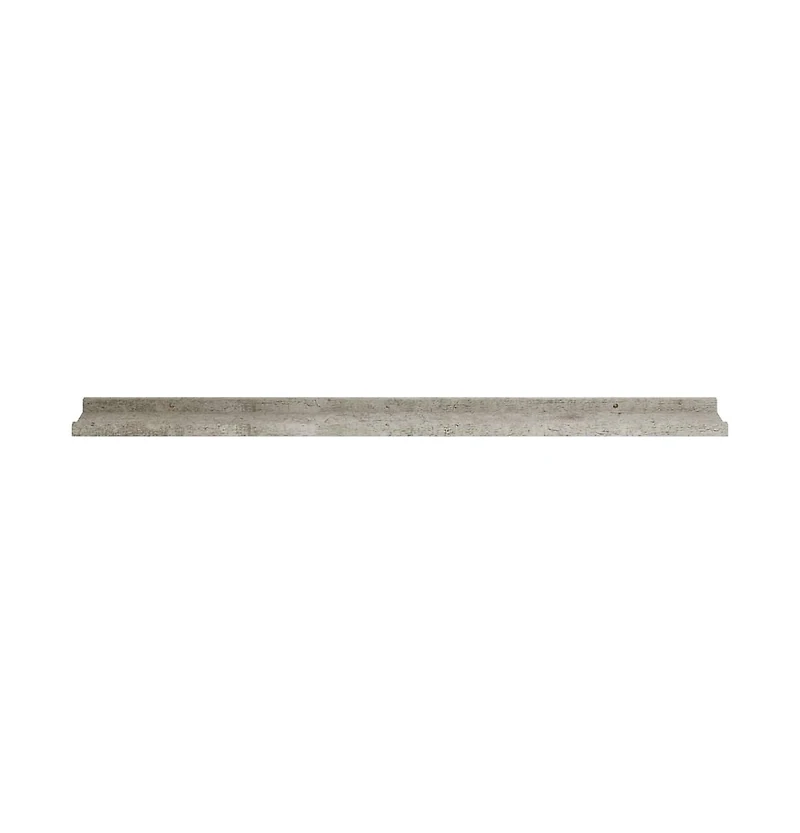 vidaXL Wall Shelves 4 pcs Concrete Gray 39.4"x3.5"x1.2"