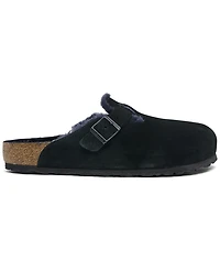 Birkenstock Men's Boston Shearling Suede Leather Clogs from Finish Line
