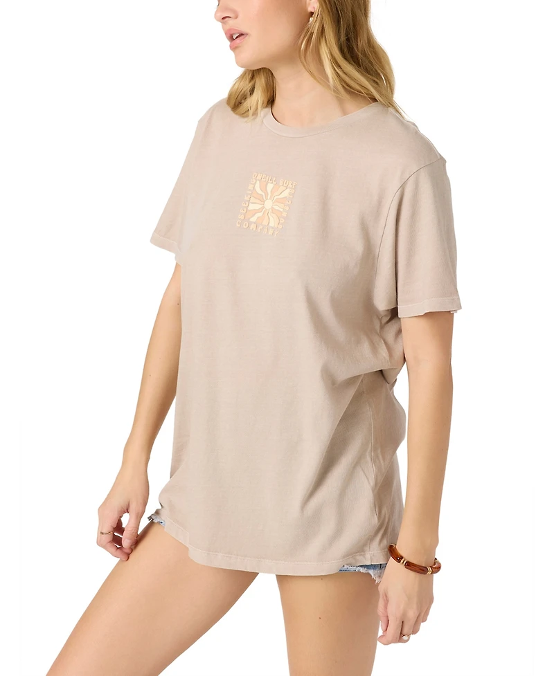 O'Neill Women's Seeking Sunsets Short-Sleeve Oversized T-Shirt
